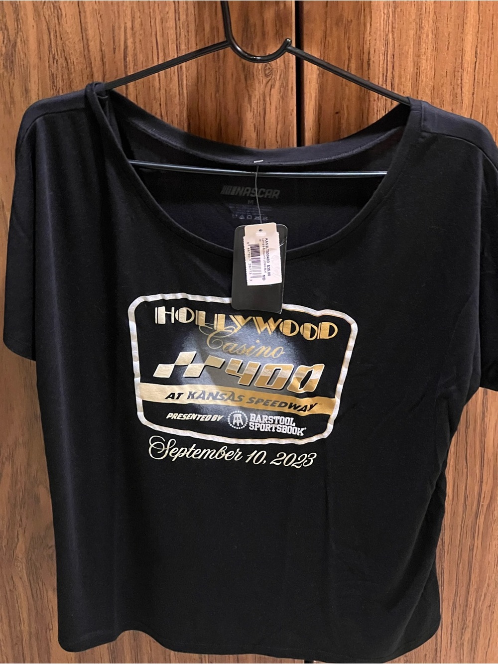 Nascar Black Short Sleeve Hollywood Casino 400 Graphic Tee